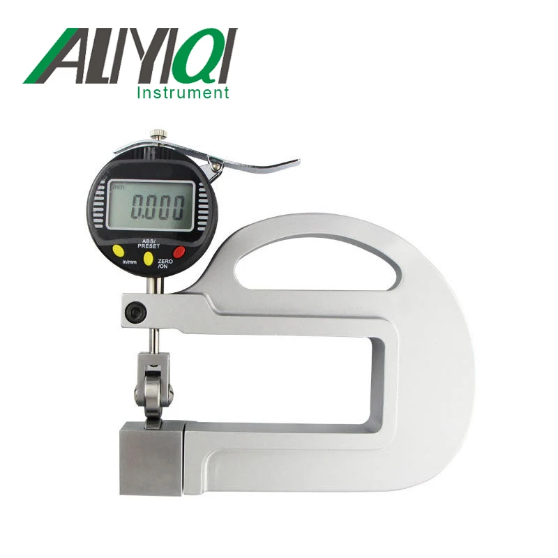 0-10mm 0.001mm digital micron thickness gauge with roller insert high precision good quality
0-10mm 0.001mm digital micron thickness gauge with roller insert high precision good quality