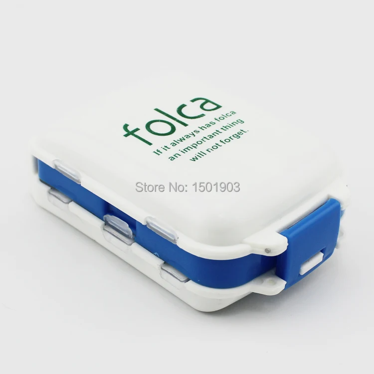 Folding 8grid a week pill box Storage Collections Container Box Case Refillable Bottles
Folding 8grid a week pill box Storage Collections Container Box Case Refillable Bottles