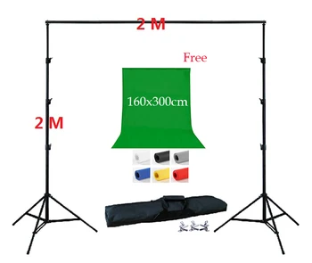 DHL FREE SHIPPING 2Meter Background Stand Kit 1pc 160x300cm Backdrop Free Non woven Backdrop Support Kit 3 Clamps
DHL FREE SHIPPING 2Meter Background Stand Kit 1pc 160x300cm Backdrop Free Non woven Backdrop Support Kit 3 Clamps