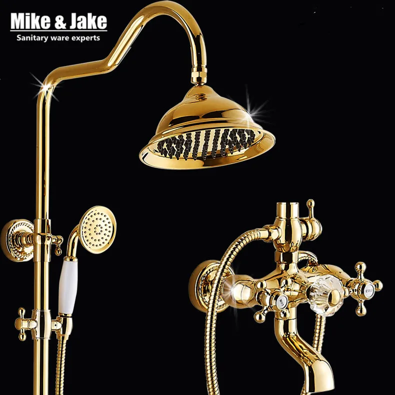 Bathroom golden shower set with crystal handle luxury bathtub mixer set with soap holder gold Bath Shower Faucet set
Bathroom golden shower set with crystal handle luxury bathtub mixer set with soap holder gold Bath Shower Faucet set