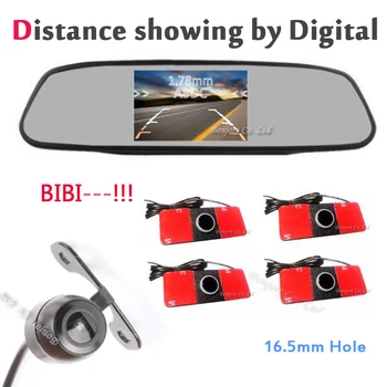 Koorinwoo Electromagnetic 4 Sensors Buzzer 16.5mm Car Parking Sensor Digital Distance Radar Alert Indicator parktronic System
Koorinwoo Electromagnetic 4 Sensors Buzzer 16.5mm Car Parking Sensor Digital Distance Radar Alert Indicator parktronic System
