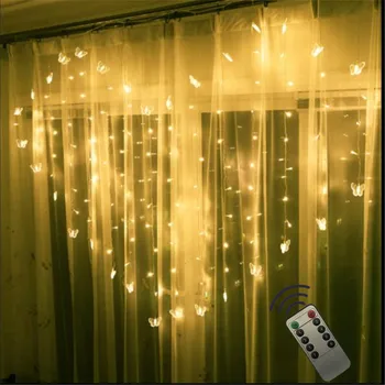 Remote 2*1.5M 124LED Lamp Fairy String Heart Shape LED Vanlentine Lights Decoration Led Light Curtain Lamp 220V For Wedding Room
Remote 2*1.5M 124LED Lamp Fairy String Heart Shape LED Vanlentine Lights Decoration Led Light Curtain Lamp 220V For Wedding Room