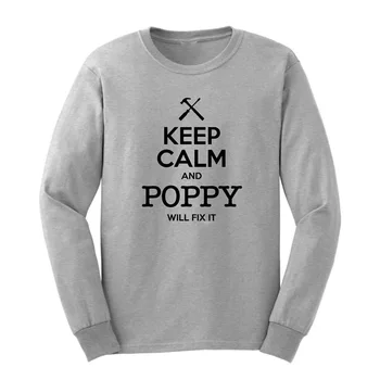 Loo Show Mens Keep Calm and Poppy Will Fix It Gift for Grandpa Long Sleeve Adult T-Shirts Casual Men Tee
Loo Show Mens Keep Calm and Poppy Will Fix It Gift for Grandpa Long Sleeve Adult T-Shirts Casual Men Tee