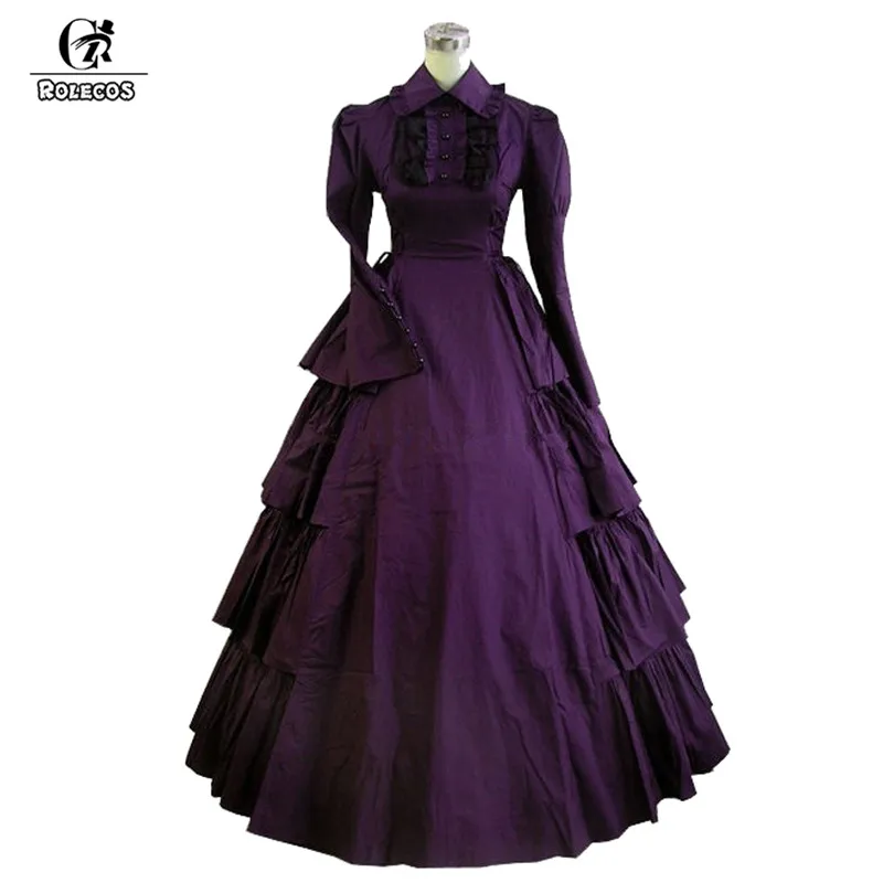 ROLECOS 2 Colors Victorian Long Dress For Girls Classical Black Lolita Long Sleeve Dress Women Renaissance Party Dress 2018
ROLECOS 2 Colors Victorian Long Dress For Girls Classical Black Lolita Long Sleeve Dress Women Renaissance Party Dress 2018