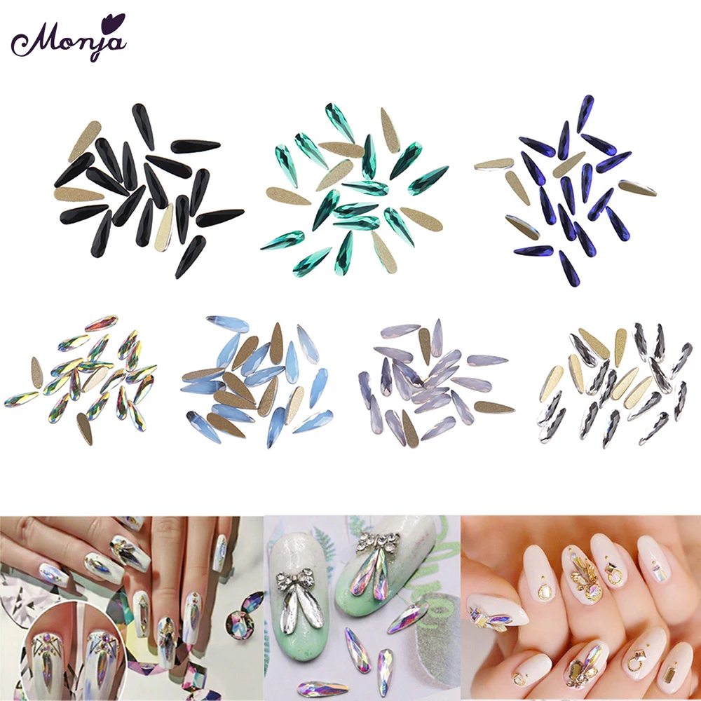Monja 20Pcs/Bag Nail Art 10mm Drop Shaped AB Flat Back Glitter Rhinestones 3D Charms Shiny Crystal Gems Decoration Accessories
Monja 20Pcs/Bag Nail Art 10mm Drop Shaped AB Flat Back Glitter Rhinestones 3D Charms Shiny Crystal Gems Decoration Accessories