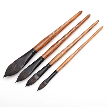 High Quality Oval Squirrel Hair Artist Watercolor Paint Brush Art Soft Brush Painting Pen for Gouache Wash/Mop Art Supplies
High Quality Oval Squirrel Hair Artist Watercolor Paint Brush Art Soft Brush Painting Pen for Gouache Wash/Mop Art Supplies