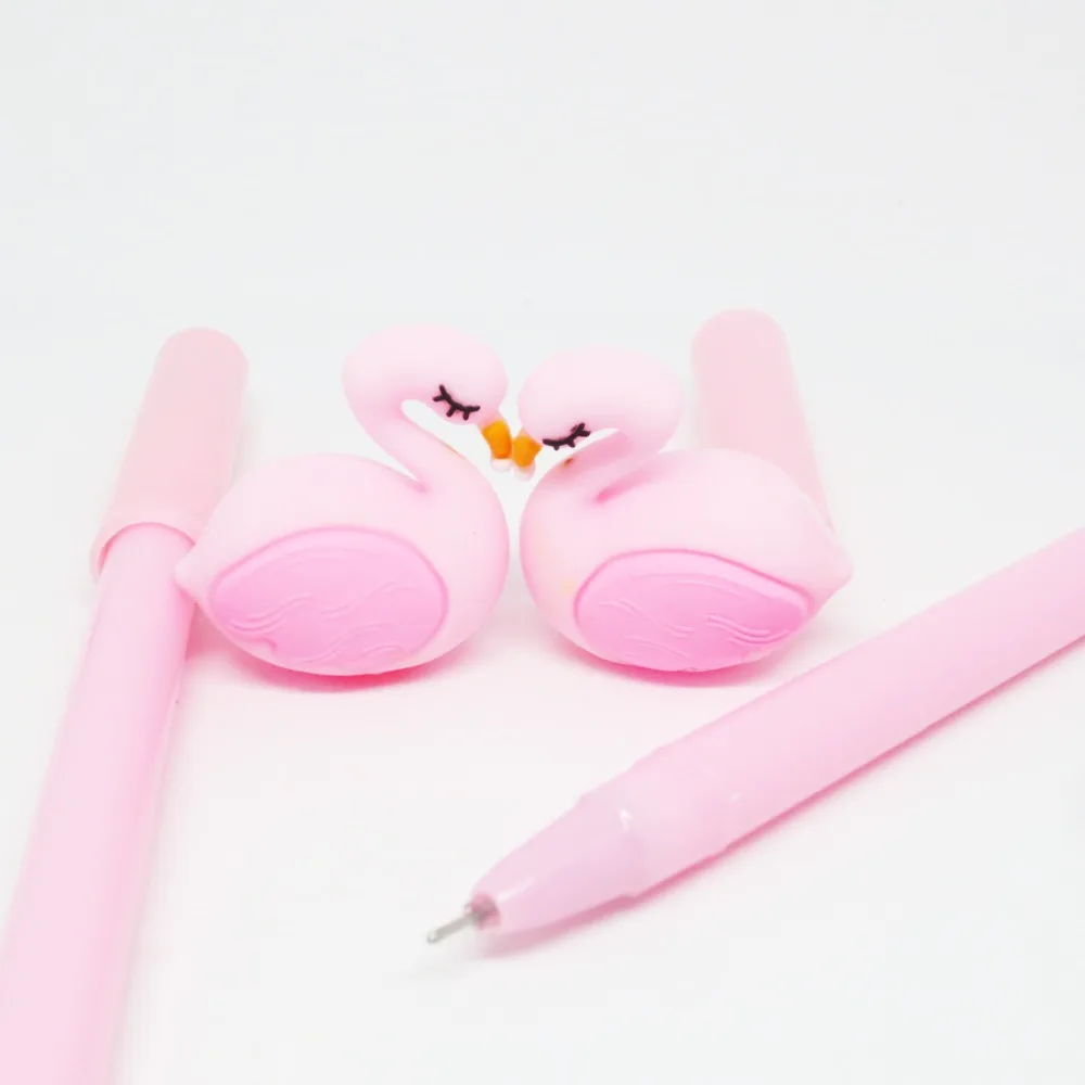 1 pcs Creative Lovely Flamingo Swan style black Gel pen child Learning write stationery pen Office signature pen supplies
1 pcs Creative Lovely Flamingo Swan style black Gel pen child Learning write stationery pen Office signature pen supplies