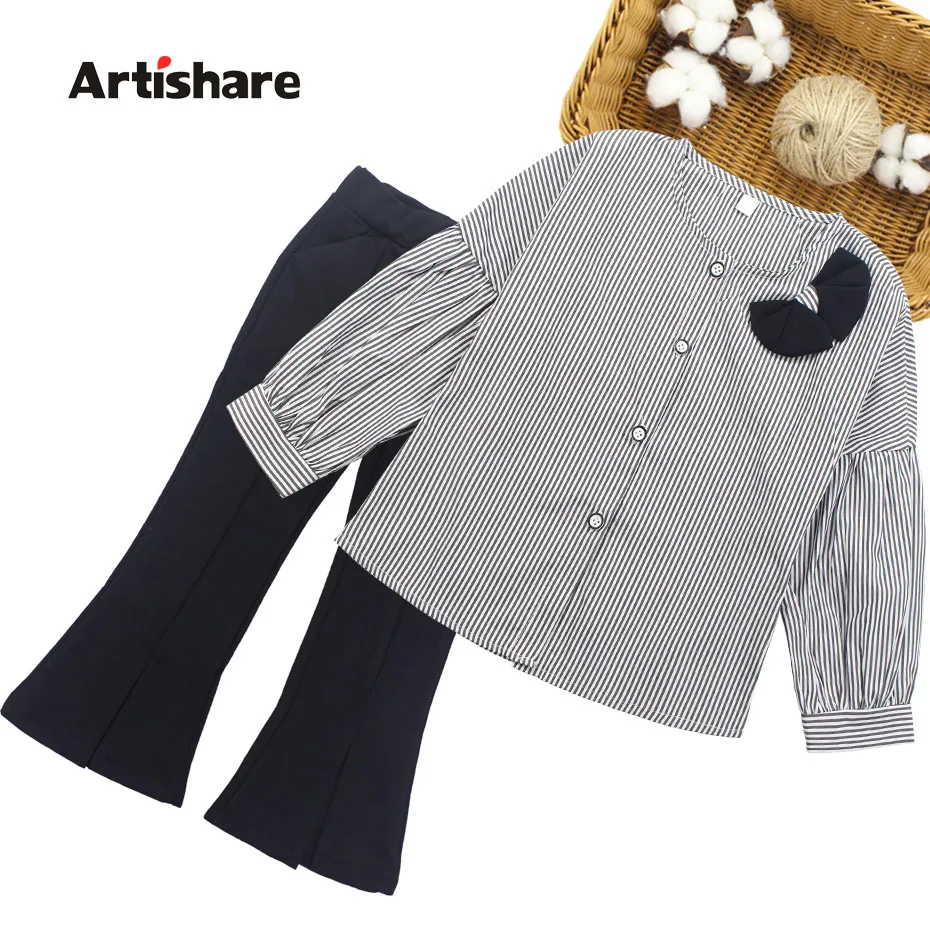 Girls Clothes Sets Striped Shirt + Solid Pants 2pcs Girls Outfits 2019 Newest Spring Kids Clothing Girls Suits 6 8 10 12 13 Year
Girls Clothes Sets Striped Shirt + Solid Pants 2pcs Girls Outfits 2019 Newest Spring Kids Clothing Girls Suits 6 8 10 12 13 Year