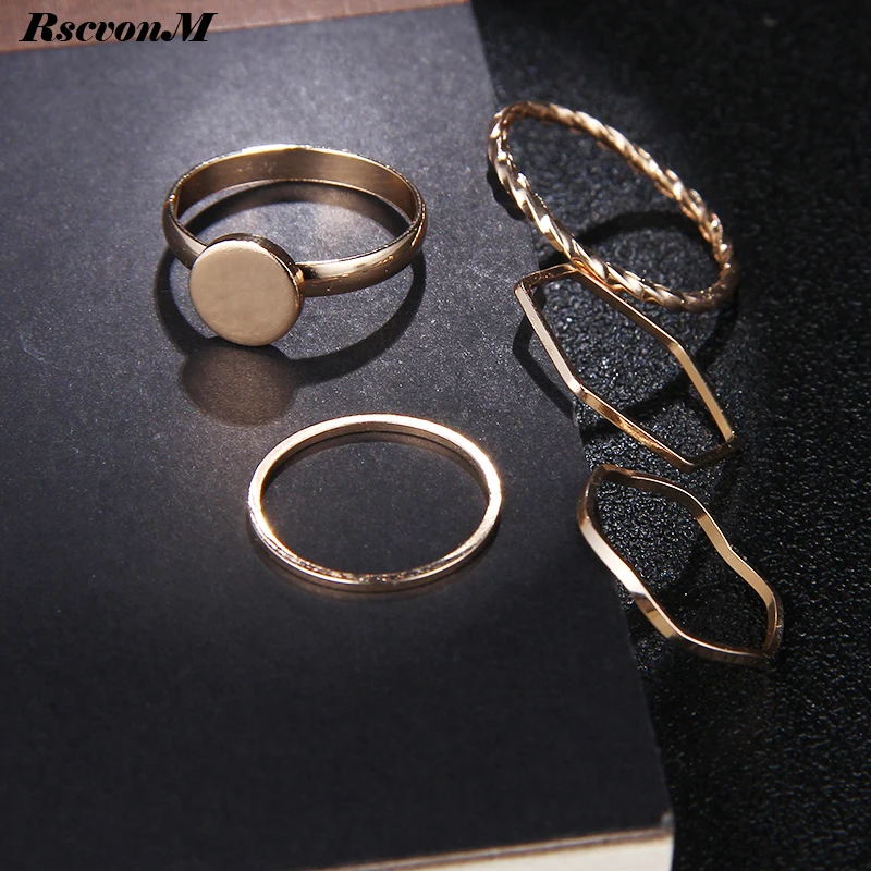 RscvonM 5Pcs/set NEW Punk Rock Gold Stack Plain Band Midi Mid Finger Knuckle Rings Set for Women Mid Finger Ring Thin Ring
RscvonM 5Pcs/set NEW Punk Rock Gold Stack Plain Band Midi Mid Finger Knuckle Rings Set for Women Mid Finger Ring Thin Ring