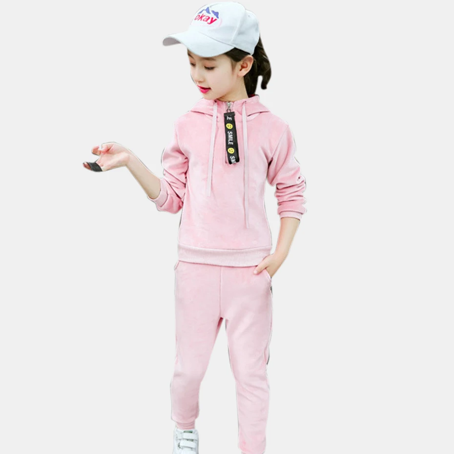 Clothing Set For Girls Gold Velvet Girls Suit Hoodies+Pants 2 Pcs Sports Spring Children's Clothes Winter Girl Clothes 4-14 Year
Clothing Set For Girls Gold Velvet Girls Suit Hoodies+Pants 2 Pcs Sports Spring Children's Clothes Winter Girl Clothes 4-14 Year