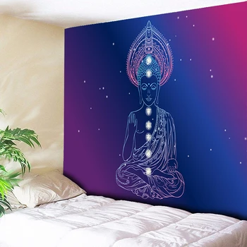 

Indian Buddha Mandala Tapestry Chakra Tapestries Hippie Wall Hanging Nordic Home Decor Bedside Livingroom Wall Cloth Fabric New