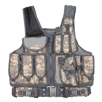 Outdoor Camouflage Hunting Molle Vest Military Tactical Tops Waterproof Wargame Body Armor CS Net Vests Jungle Equipment Men
Outdoor Camouflage Hunting Molle Vest Military Tactical Tops Waterproof Wargame Body Armor CS Net Vests Jungle Equipment Men