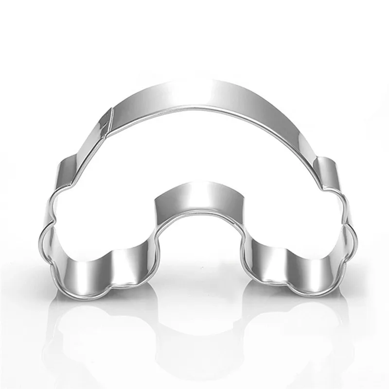TTLIFE Rainbow Shape Cookie Cutter 3D Stainless Steel Biscuit Moulds Fondant Cake Decorating DIY Tools Pastry Fruit Baking Molds
TTLIFE Rainbow Shape Cookie Cutter 3D Stainless Steel Biscuit Moulds Fondant Cake Decorating DIY Tools Pastry Fruit Baking Molds