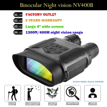 MOTOC Binocular night Vision NV400B with Built in Camera-Infrared Illuminator Allows Viewing in The Dark
MOTOC Binocular night Vision NV400B with Built in Camera-Infrared Illuminator Allows Viewing in The Dark