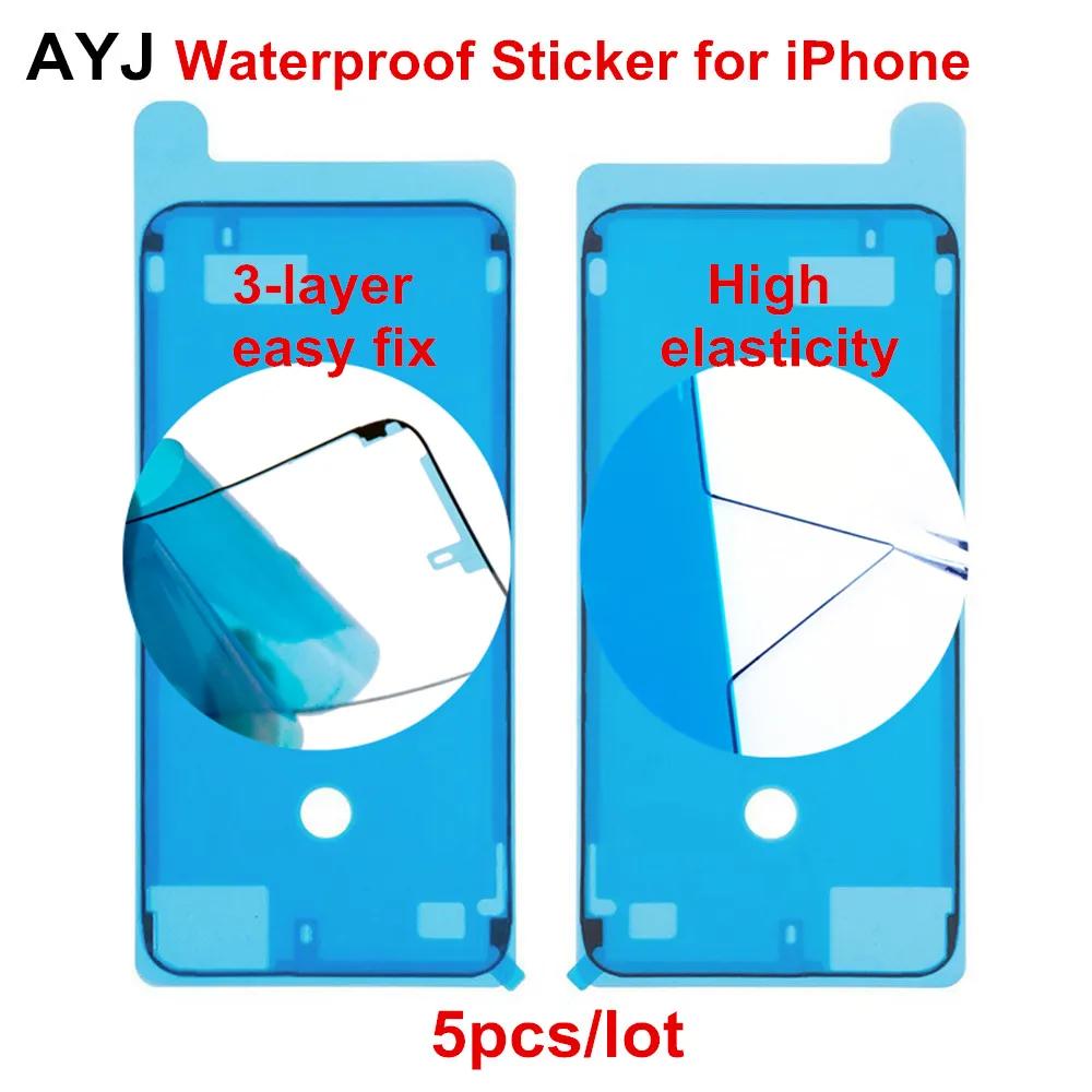 AYJ 5pcs 3-layer Waterproof Sticker for iPhone 7 8 Plus X XS Max XR LCD Frame 3M Double-sided Tape High Elasticity 6S 2-Layer
AYJ 5pcs 3-layer Waterproof Sticker for iPhone 7 8 Plus X XS Max XR LCD Frame 3M Double-sided Tape High Elasticity 6S 2-Layer