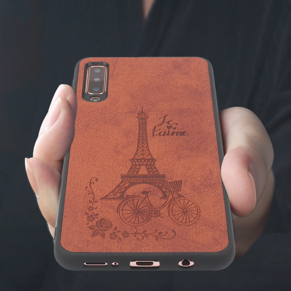 Eiffel Tower Denim Cloth Texture Phone Case for Samsung Galaxy A7 J8 2018 Luxury PU Leather Back Cover for Galaxy A5 2017 Coque 
Eiffel Tower Denim Cloth Texture Phone Case for Samsung Galaxy A7 J8 2018 Luxury PU Leather Back Cover for Galaxy A5 2017 Coque