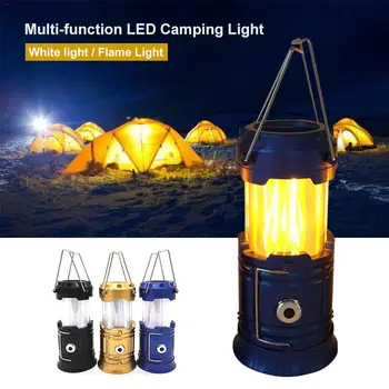 Two Model Light Multi-function LED Camping Light Table Lamp Flashlight Flexible White Light Flame Light without Battery
Two Model Light Multi-function LED Camping Light Table Lamp Flashlight Flexible White Light Flame Light without Battery