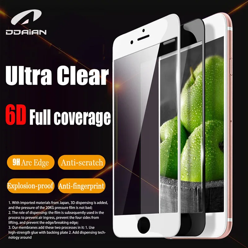 for iphone 6 6s 6p Tempered Glass 6D Full Coverage for iphone 7 7p 8 8s Protective Glass
for iphone 6 6s 6p Tempered Glass 6D Full Coverage for iphone 7 7p 8 8s Protective Glass