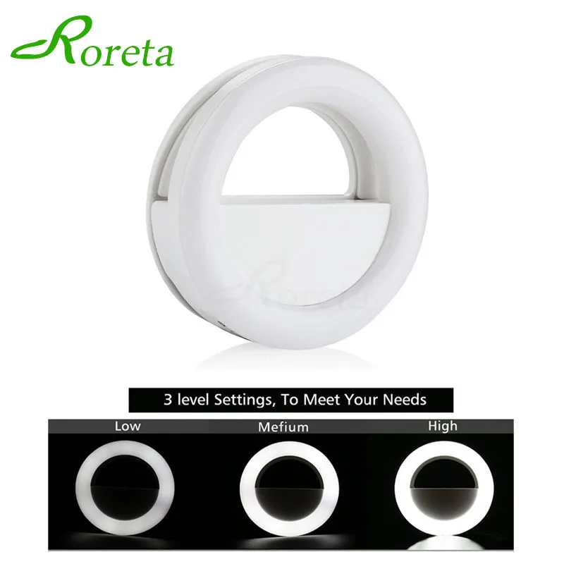 Roreta LED Portable Phone Camera Selfie Ring light Portable Flash Rechargeable Night video Photography light For iPhone Samsung
Roreta LED Portable Phone Camera Selfie Ring light Portable Flash Rechargeable Night video Photography light For iPhone Samsung