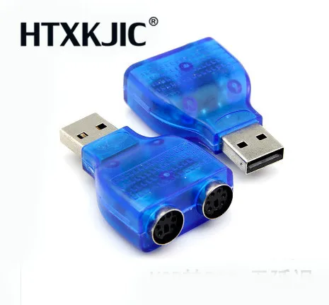Горячая продажа 1 шт. USB женский для PS2 PS/2 Мужской адаптер конвертер клавиатуры