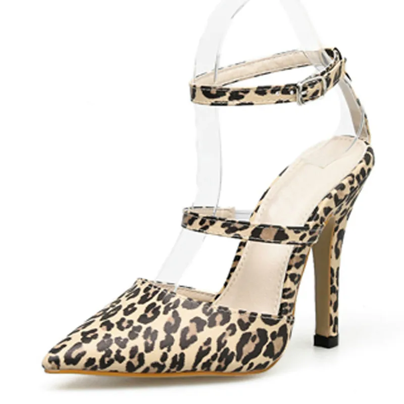 2019 new Leopard grain Gladiator Women Pumps Fashion Buckle Strap Pointed Toe High Heels Lady Shoes Thin Heels Chaussure Femme
2019 new Leopard grain Gladiator Women Pumps Fashion Buckle Strap Pointed Toe High Heels Lady Shoes Thin Heels Chaussure Femme