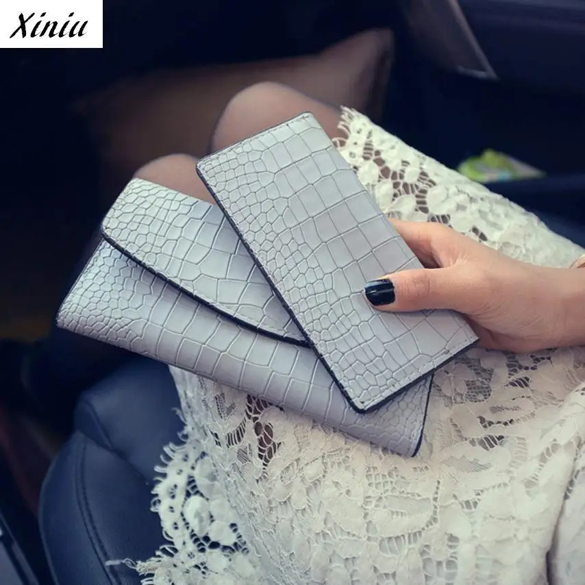 Xiniu 2Pcs/ Set wallet women Stylish Crocodile Pattern Leather Hasp Clutch Wallet Long Card Purse carteira feminina wallets#0
Xiniu 2Pcs/ Set wallet women Stylish Crocodile Pattern Leather Hasp Clutch Wallet Long Card Purse carteira feminina wallets#0