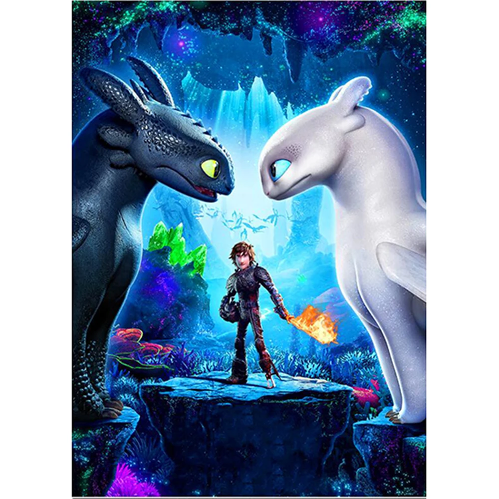 Diamond Embroidery Cross Stitch Kits 5D Diy Diamond Painting How to train your dragon 2 Movie poster Mosaic Wall sticker YU969
Diamond Embroidery Cross Stitch Kits 5D Diy Diamond Painting How to train your dragon 2 Movie poster Mosaic Wall sticker YU969