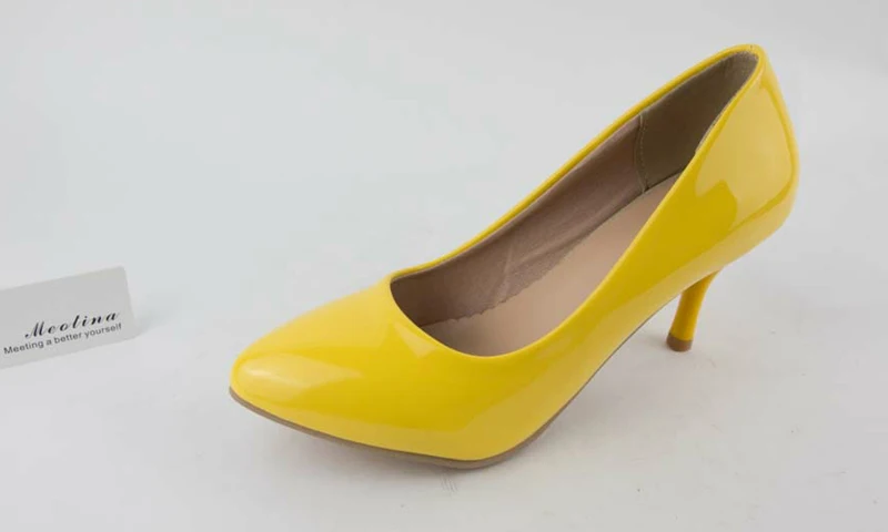 yellow heels size 9