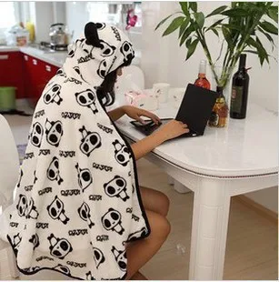 Anime Panda Ladies Warm Blanket Hooded Pashmina Cape Cute Women Cosplay Wrap Shawl Costumes
Anime Panda Ladies Warm Blanket Hooded Pashmina Cape Cute Women Cosplay Wrap Shawl Costumes
