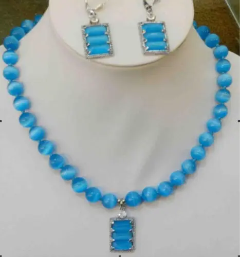 free shipping>>> hot sale FREE SHIPPING Beautiful Blue Mexican Opal Round Beads Gems Pendant Necklace Earring Set 18" hot
free shipping>>> hot sale FREE SHIPPING Beautiful Blue Mexican Opal Round Beads Gems Pendant Necklace Earring Set 18" hot