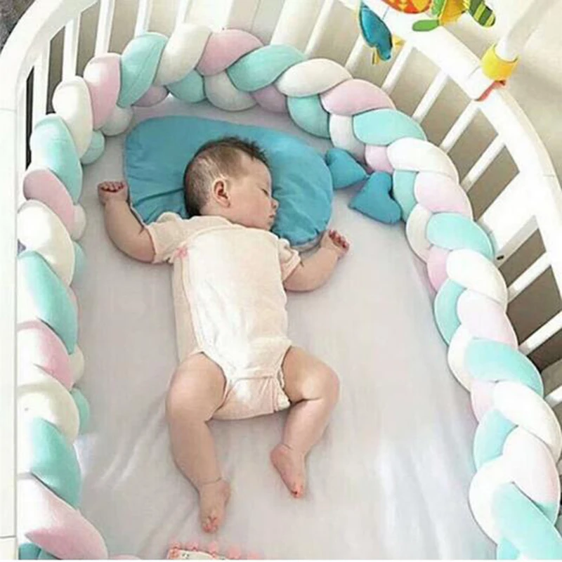 Baby Pillow Cushion Playpens INS Bed Fence 3 Braid Strip Weave Knotted Newborn Crib Bed Bumpers for Children Room Decoration Toy
Baby Pillow Cushion Playpens INS Bed Fence 3 Braid Strip Weave Knotted Newborn Crib Bed Bumpers for Children Room Decoration Toy