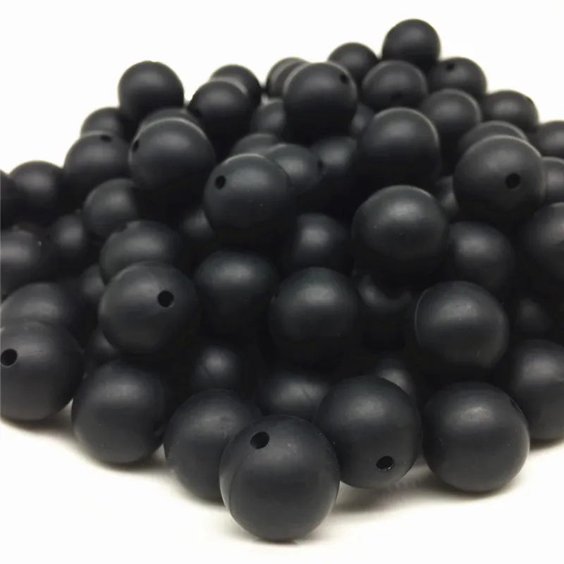 Teeny Beads 10PCS Black 12-17 MM Loose Silicone Beads for Teething Necklace baby Beads For chew Teether BPA free Loose Beads
Teeny Beads 10PCS Black 12-17 MM Loose Silicone Beads for Teething Necklace baby Beads For chew Teether BPA free Loose Beads