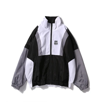 Spring Track Mens Harajuku Color Block Jacket Oversized Hip Hop Windbreaker Vintage Zip Jackets discount top Coat Streetwear
Spring Track Mens Harajuku Color Block Jacket Oversized Hip Hop Windbreaker Vintage Zip Jackets discount top Coat Streetwear