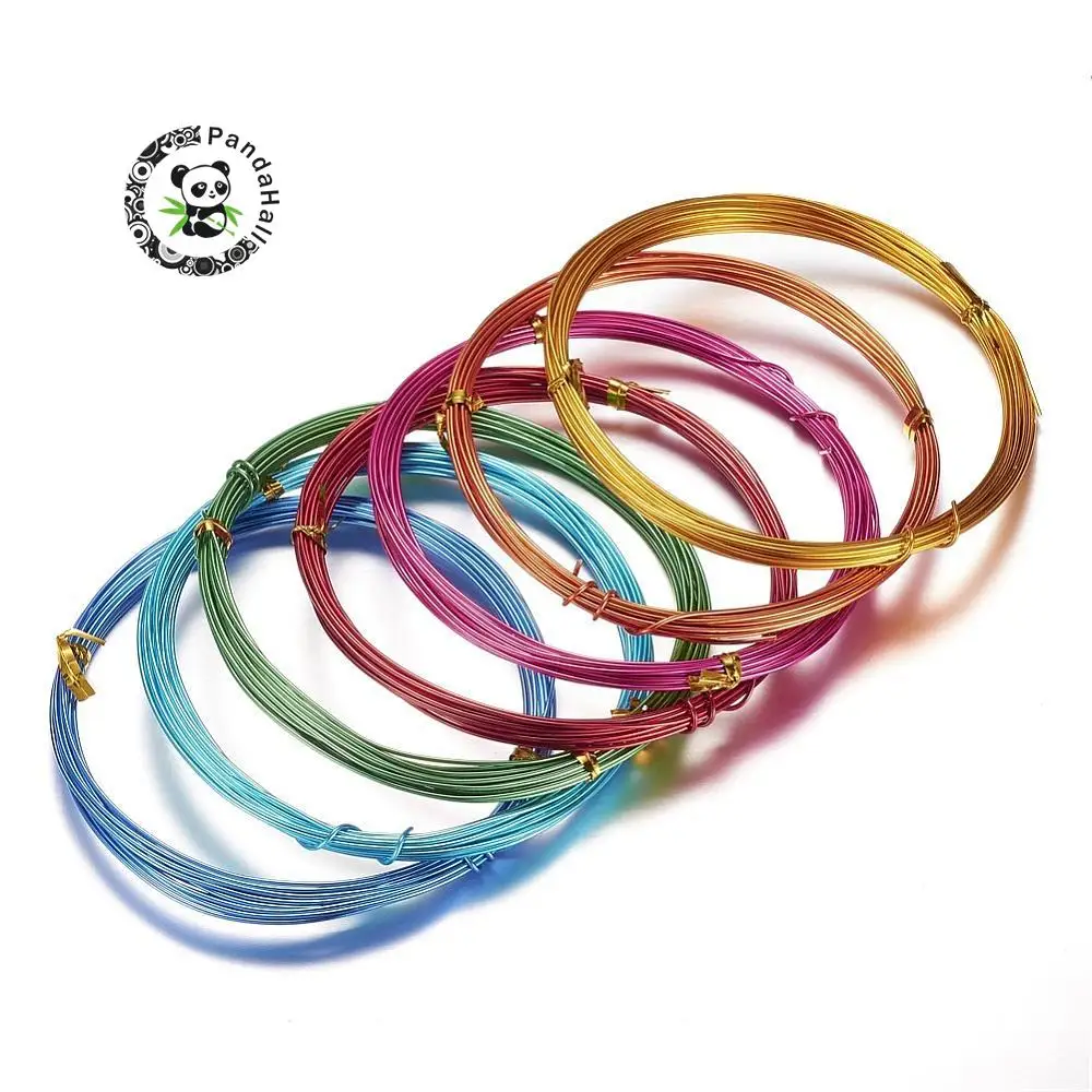 Pandahall 5m/roll Aluminum Wires Craft for DIY Jewelry Making Findings Accessories Embellishment Supplies 0.8-1.5mm Mixed Color
Pandahall 5m/roll Aluminum Wires Craft for DIY Jewelry Making Findings Accessories Embellishment Supplies 0.8-1.5mm Mixed Color