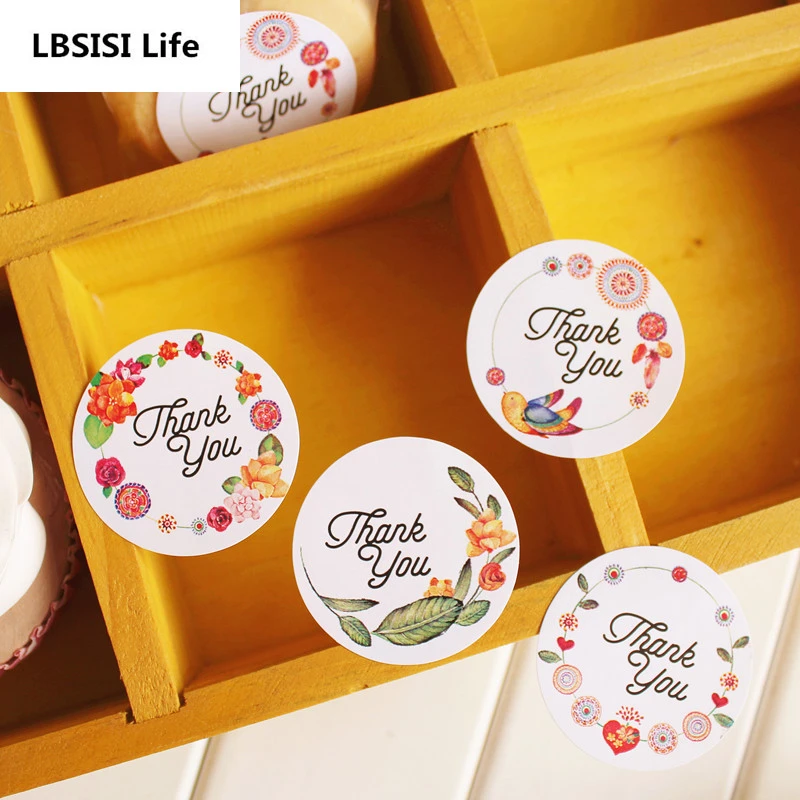 LBSISI Life 108pcs Thank You Flower Bird Round Seal Sticker Tags For Gift Packing Bag Box Home DIY Baking Decorative Stickers
LBSISI Life 108pcs Thank You Flower Bird Round Seal Sticker Tags For Gift Packing Bag Box Home DIY Baking Decorative Stickers