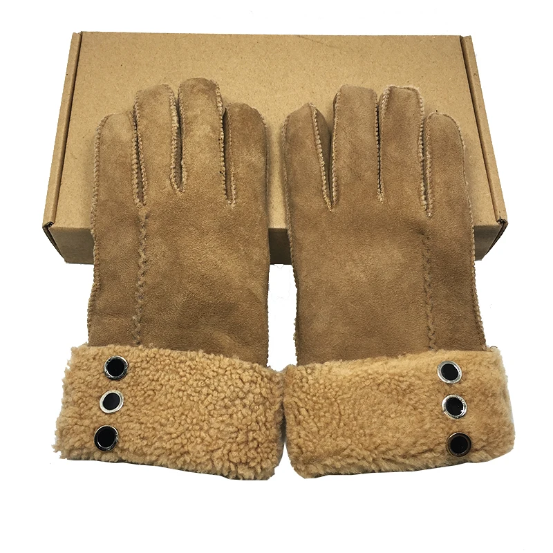 Women Gloves 3 Button Warm Woolen Mittens Gloves Real Leather Wool Fur Gloves Lovely Girl Sheepskin Leather Gloves For Lady NM3
Women Gloves 3 Button Warm Woolen Mittens Gloves Real Leather Wool Fur Gloves Lovely Girl Sheepskin Leather Gloves For Lady NM3
