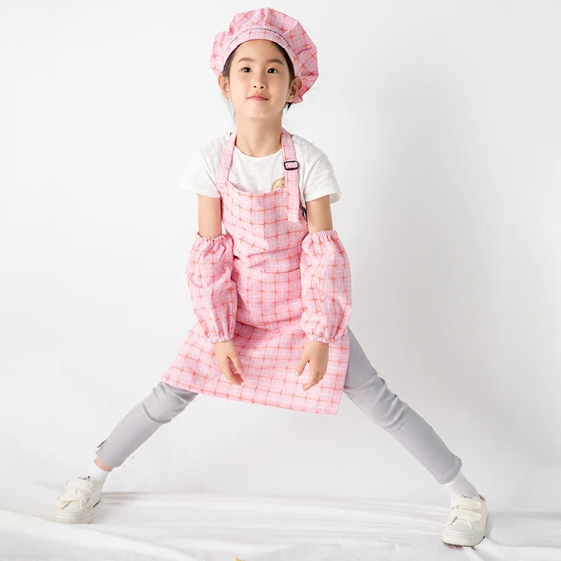 Thin apron parent-child summer child apron kids chef baking ceramic training print logo
Thin apron parent-child summer child apron kids chef baking ceramic training print logo