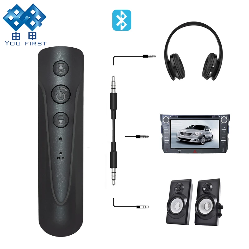 YOU FIRST Wireless Bluetooth Receiver Audio Adapter 3.5mm Jack Music Wireless Adapter With Mic For Car Bluetooth Mobile Phone
YOU FIRST Wireless Bluetooth Receiver Audio Adapter 3.5mm Jack Music Wireless Adapter With Mic For Car Bluetooth Mobile Phone