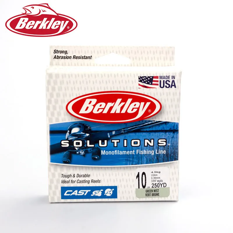 Berkley Solutions 228m Nylon Fishing Line Casting Reel Strong Pull Green Monofilament Fishing Lure Line Wear Resistant10/12/14LB
Berkley Solutions 228m Nylon Fishing Line Casting Reel Strong Pull Green Monofilament Fishing Lure Line Wear Resistant10/12/14LB