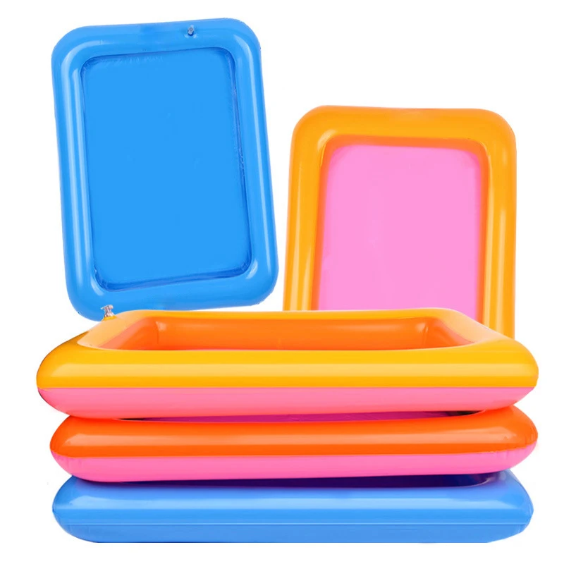 Multi-function Inflatable Sand Tray Inflatable Sandbox For Children Kids Indoor Playing Sand Clay Color Mud Toys
Multi-function Inflatable Sand Tray Inflatable Sandbox For Children Kids Indoor Playing Sand Clay Color Mud Toys