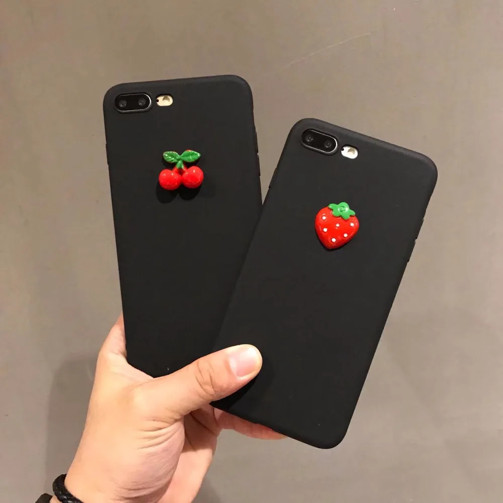 For Iphone 7 CASE New Fashion Handmade Lovely Cherry Black Silicone CASE For Iphone 7 7plus Cartoon Silicone Soft Back Cover
For Iphone 7 CASE New Fashion Handmade Lovely Cherry Black Silicone CASE For Iphone 7 7plus Cartoon Silicone Soft Back Cover