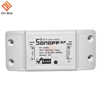 Sonoff 433mHz RF Wifi Smart Remote Control Switch AC220V/10A Modified Internet of Things Switches Module For Intelligent Home
Sonoff 433mHz RF Wifi Smart Remote Control Switch AC220V/10A Modified Internet of Things Switches Module For Intelligent Home
