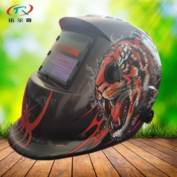Tiger Welding Helmet black Factory Direct hot Sale solar and battery automatic welder welding mask full face Tig HD42(2200DE)
Tiger Welding Helmet black Factory Direct hot Sale solar and battery automatic welder welding mask full face Tig HD42(2200DE)