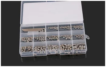 260pcs/pack DIN914 Point end set screws face hexagon set screws M3 M4 M5 M6 headless machine meters top wire with plastic box
260pcs/pack DIN914 Point end set screws face hexagon set screws M3 M4 M5 M6 headless machine meters top wire with plastic box