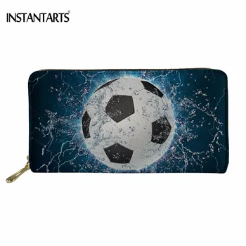 INSTANTARTS Fashion Ice Soccerly Printing Man Long PU Leather Wallet Fashion Ball Design Business Credit Card Bags Zipper Holder
INSTANTARTS Fashion Ice Soccerly Printing Man Long PU Leather Wallet Fashion Ball Design Business Credit Card Bags Zipper Holder