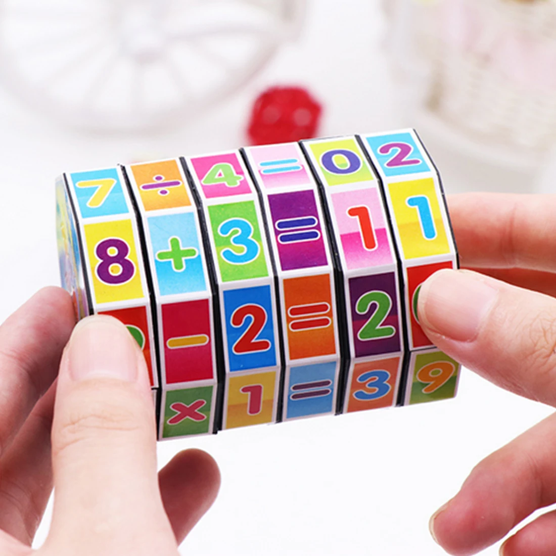 Detachable Plastic Cylinder Number Magic Cube Kids Early Educational Toy Arithmetic Magic Cube - Colorful
Detachable Plastic Cylinder Number Magic Cube Kids Early Educational Toy Arithmetic Magic Cube - Colorful