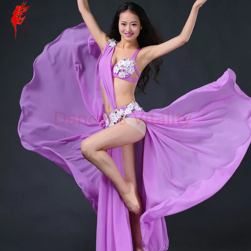 Women performance belly dance set Lady luxury belly dancing clothing hand made bra top+mesh skirt 2pcs belly dance suit B/C cup
Women performance belly dance set Lady luxury belly dancing clothing hand made bra top+mesh skirt 2pcs belly dance suit B/C cup