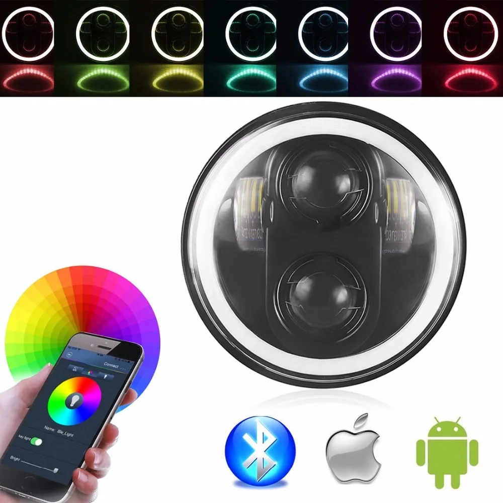 Фара мотоциклетная светодиодная, 5,75 дюйма, 5-3/4 дюйма, с Bluetooth и управлением через приложение
Фара мотоциклетная светодиодная, 5,75 дюйма, 5-3/4 дюйма, с Bluetooth и управлением через приложение