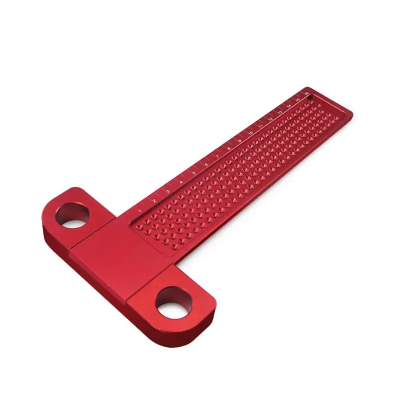 Aluminum Alloy Woodworking T-type Ruler Scriber Mark Measurement Tool Cross-calibration Ruler
Aluminum Alloy Woodworking T-type Ruler Scriber Mark Measurement Tool Cross-calibration Ruler