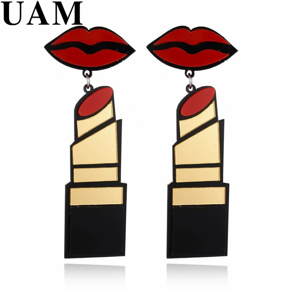 Women Sexy Red Lipstick Earrings Big Long Acrylic Dangle Earrings Fashion Party Hip Hop Jewelry European Drop Earring pendante
Women Sexy Red Lipstick Earrings Big Long Acrylic Dangle Earrings Fashion Party Hip Hop Jewelry European Drop Earring pendante